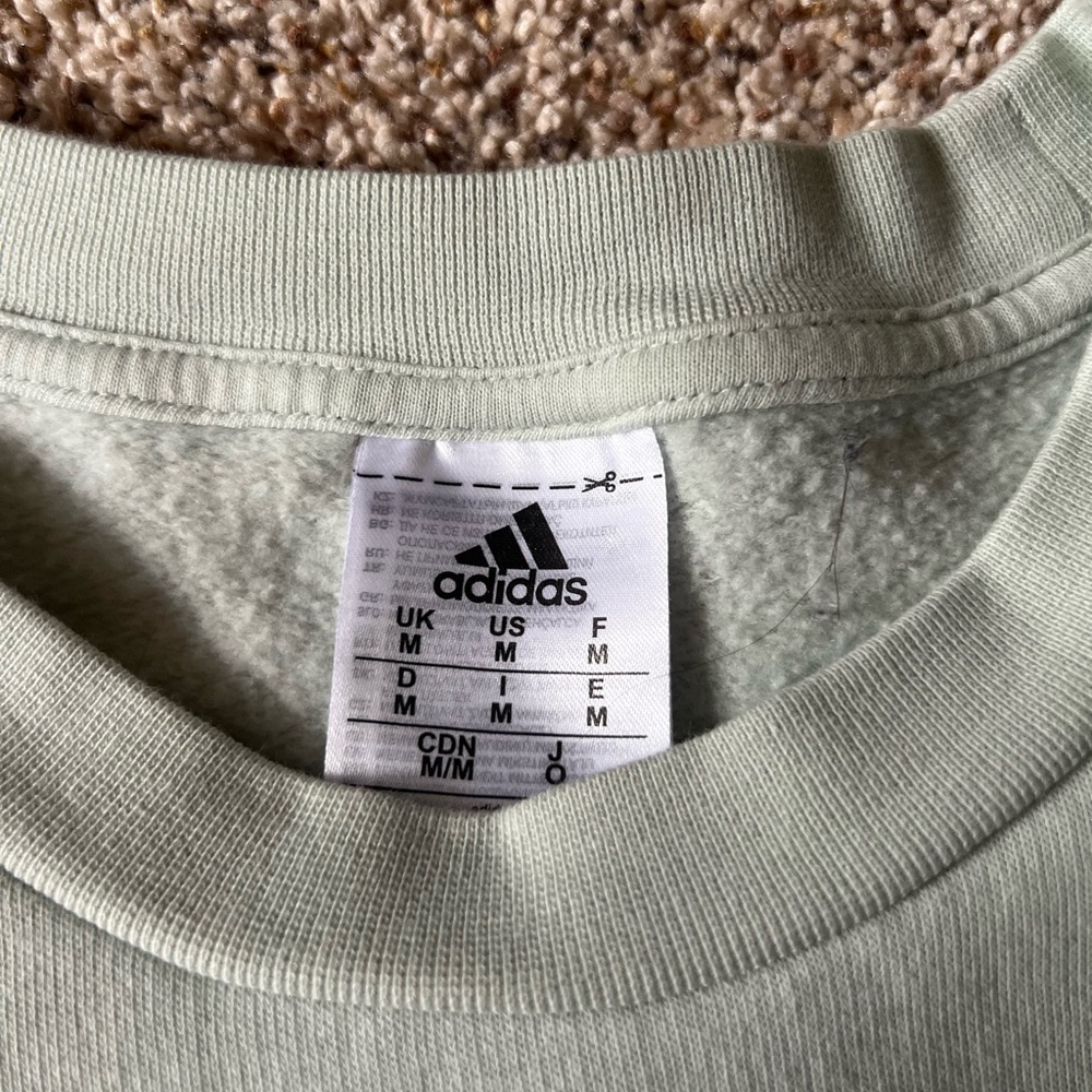 Adidas Men's Green Sweater - Picture 3 of 3